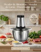 Picador Elétrico 3L Casa Vibe Decor – Processador de Alimentos
