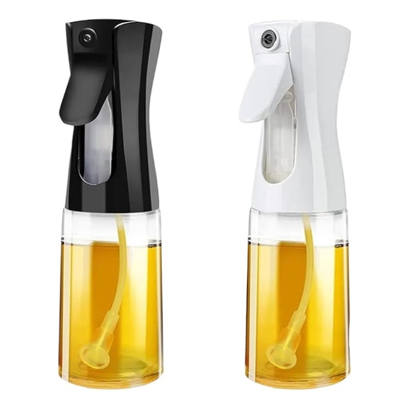 Kit 2 Borrifador Pulverizador Óleo Azeite Outros Vidro Novo -Spray 200ml